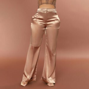 Spring summer new an women's clothing fashion casual pants color diced pocket pocket microfudie loose trousers